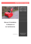 Manuel d`installation d`utilisation et de maintenance