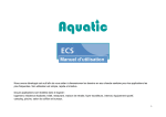 Manuel d`utilisation - Aquatic