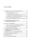 TABLE DES MATIÈRES I. PRÉSENTATION DE L`INSTITUT
