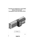 Terminal de distributeurs Type 03/05