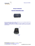 Manuel d`utilisation TRACEUR PERSONNEL NS90