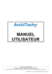 ArchiTachy© MANUEL UTILISATEUR