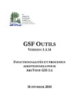 Manuel d`utilisation GSF Outils