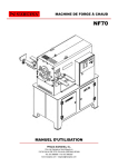 Manuel d`instructions NF70