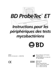 BD ProbeTec™ ET Instructions pour les périphériques des tests