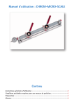 Manuel d`utilisation : CHROM-MICRO
