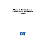 Manuel d`initiation à l`ordinateur HP Media Center