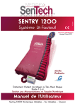 Sentry 1200 lit-fauteuil manuel - Matelas Anti