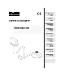 Manuel d`utilisation &Eacute;clairage 355