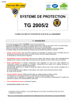 Notice TG2005-2 (sans cablage)