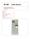 Commutateur automatique RLC1 Manuel d`utilisation et de