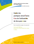 Guide des pratiques s&eacute;curitaires lors de l`utilisation du l&egrave;ve