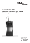 MANuEl d`uTIlISATIoN - VSE Volumentechnik GmbH