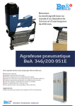 Agrafeuse pneumatique BeA 346/200-951E