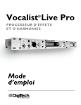 Vocalist® Live Pro