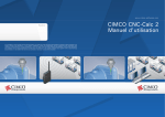 CIMCO CNC-Calc 2 Manuel d`utilisation