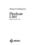 FlexScan L565 Manuel d`utilisation