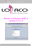 Manuel d`utilisation DADS U version 6.14.1.0