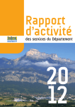 Rapport d`activités 2012