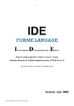 FORME LANGAGE - CogniSciences