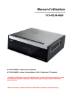 Manuel d`utilisation TVX-HD M-6600