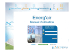 Manuel d`utilisation de Energ`air