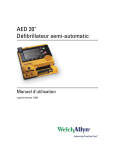 Manuel d`utilisation, AED 20 Défibrillateur semi