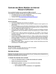 Centrale des Moins Mobiles via Internet Manuel d`utilisation
