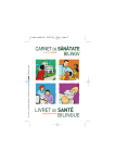 Livret de sant&eacute; bilingue (fran&ccedil;ais/roumain)