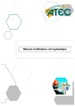 Manuel d`uti Manuel d`utilisation cl&eacute; hydraulique tion cl&eacute;