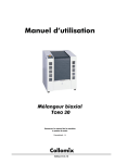 Manuel d`utilisation