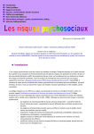 Les risques psychosociaux - Mise à jour du 12 décembre 2011 (pdf