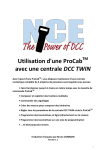 Utilisation d`une ProCab avec une centrale DCC TWIN