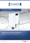 Operating and installation instructions Manuel d`utilisation
