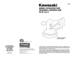 manuel d`utilisation pour polisseuse / lustreuse sans fil de 19,2 v