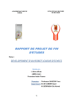 RAPPORT DE PROJET DE FIN D`ETUDES