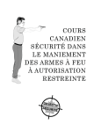 Cours canadien de sécurité dans le maniement des armes à feu à