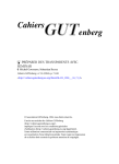Préparer des transparents avec Seminar - Cahiers GUTenberg