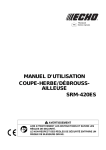 MANUEL D`UTILISATION COUPE-HERBE/DÉBROUSS