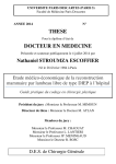 Etude m&eacute;dico-&eacute;conomique de la reconstruction mammaire par