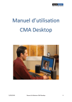 Manuel d`utilisation CMA Desktop FR 2010-05