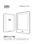 Manuel d`utilisation Kobo Touch 2.0