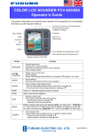 COLOR LCD SOUNDER FCV-620/585 Operator`s Guide
