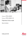Leica PELORIS et Leica PELORIS II manuel d`utilisation