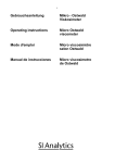 Ostwald Viskosimeter Operating instructions Micro