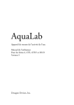 Aqualab - Manuel d`utilisation