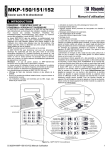 D-302544 MKP-150/151/152 Manuel d`utilisation