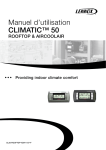 CLIMATIC™ 50 Manuel d`utilisation