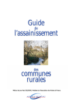 Guide de l`assainissement des communes rurales