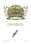 Manuel d`instructions VAMO V5 - Vapo